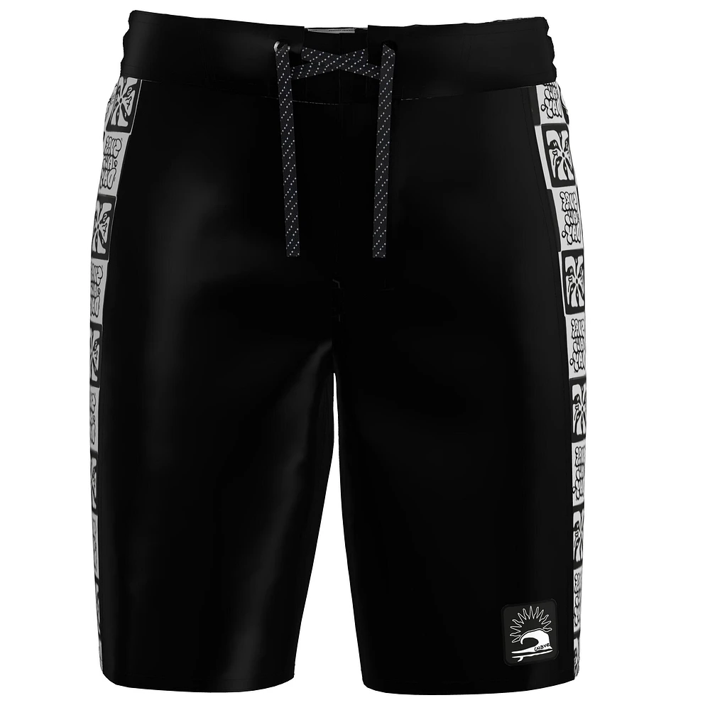 Boys’ Surfing Boardshorts - Band Black