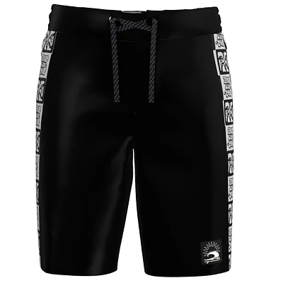 Boys’ Surfing Boardshorts - Band Black