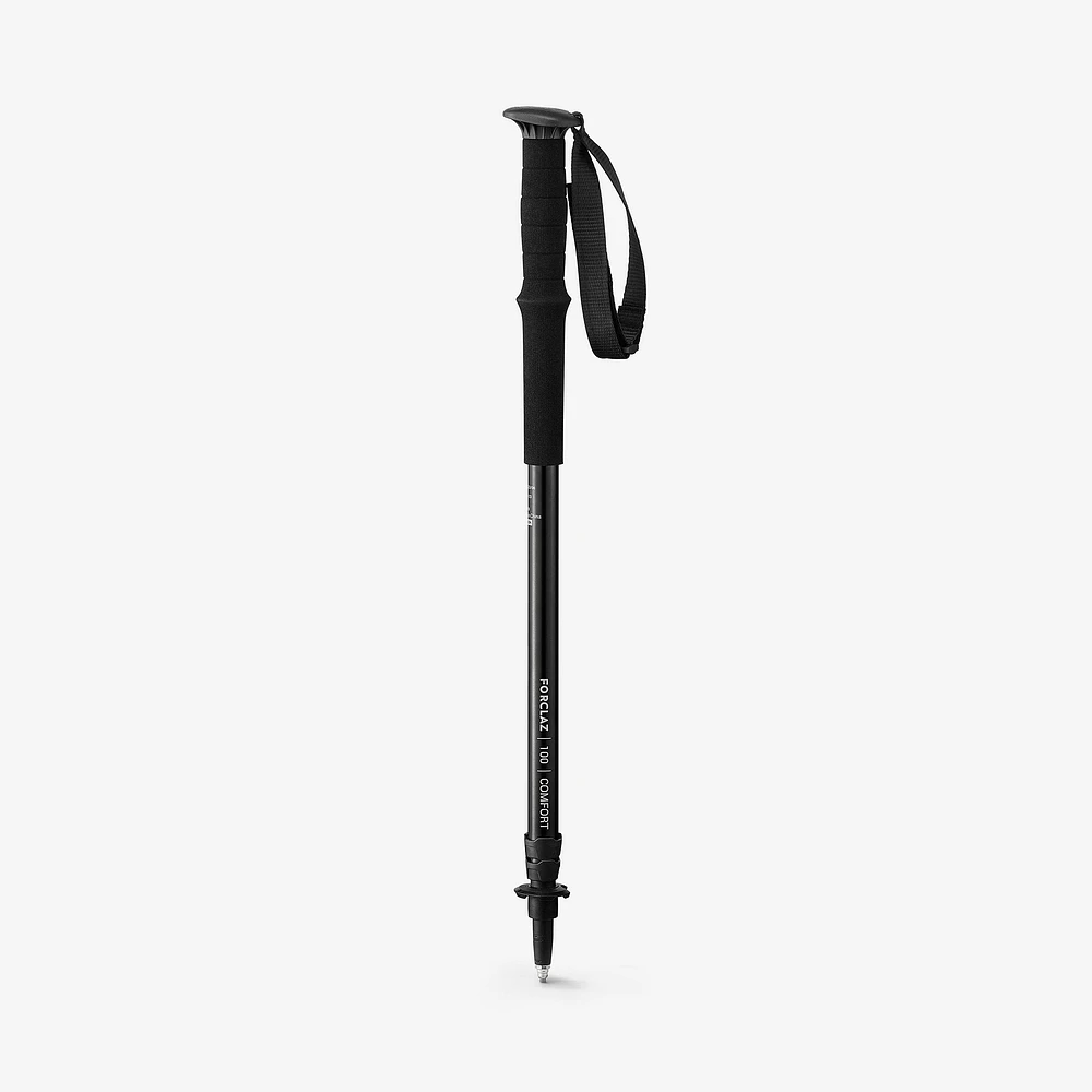 Comfort Hiking Adjustable Pole - MT 100 Black