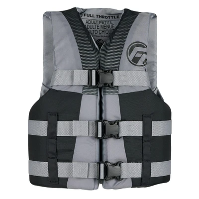Kids' Life Jacket FULL THROTTLE Nylon Grey
