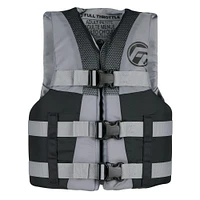 Kids' Life Jacket FULL THROTTLE Nylon Grey
