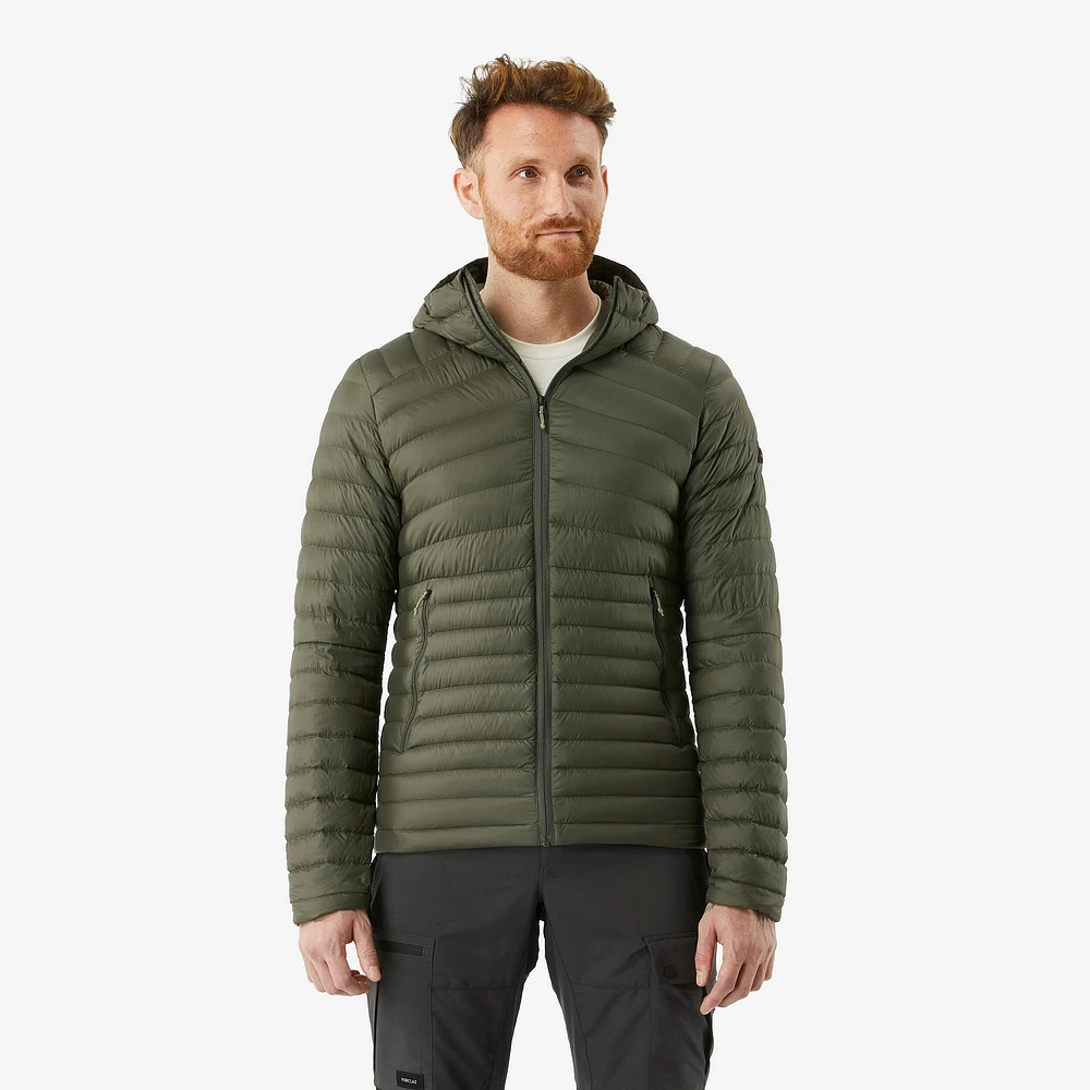 Men’s Down Hiking Jacket with Hood – MT 100