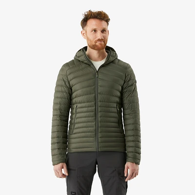 Men’s Down Hiking Jacket with Hood – MT 100