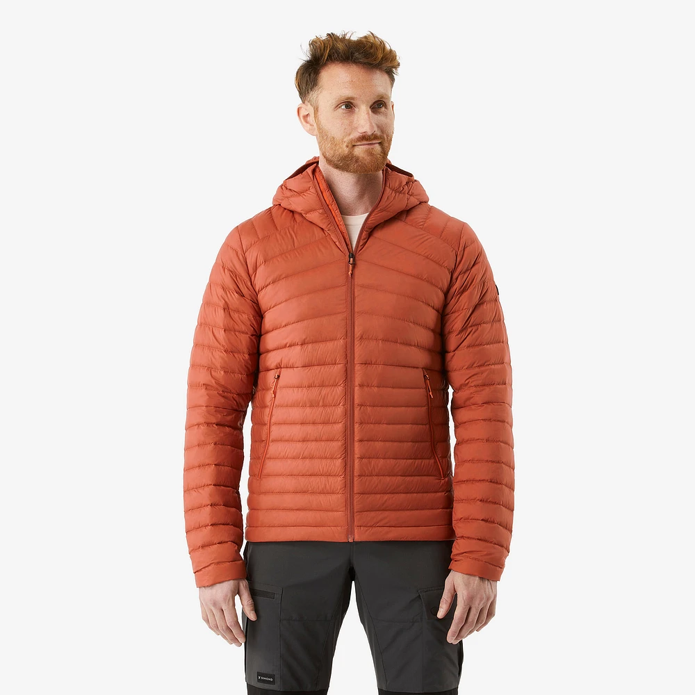 Men’s Down Hiking Jacket with Hood – MT 100