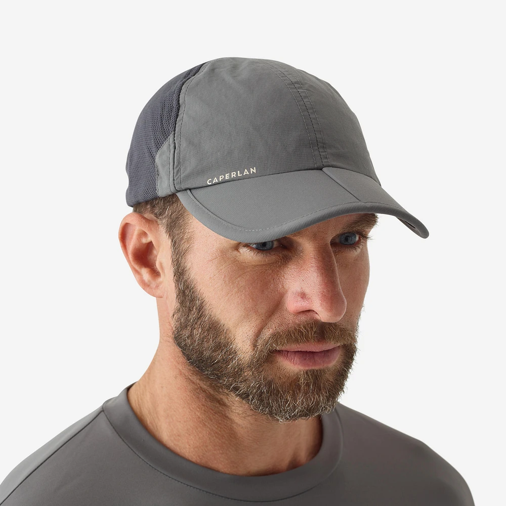 Folding Fishing Cap - FC 500 W Grey