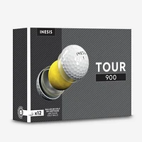 Golf Balls x12 - Inesis Tour 900 White