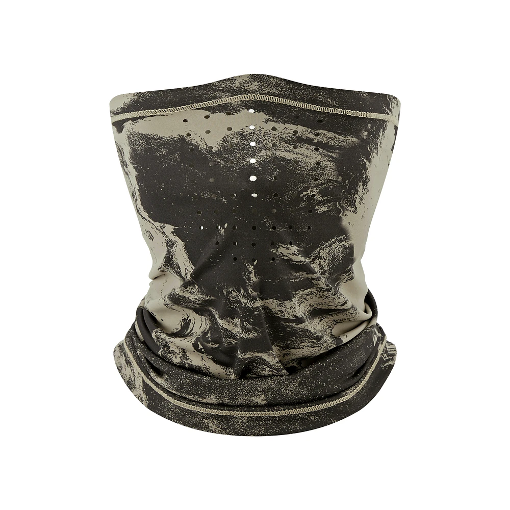 Fishing Neck Gaiter - 500 Anti-UV Brown Grey