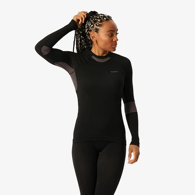 Women’s Comfortable Seamless Ski Base Layer Top