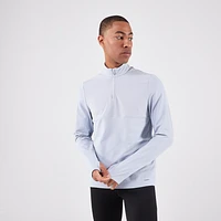 Men's Warm Long-sleeved 1/2 Zip Running Shirt Run 500