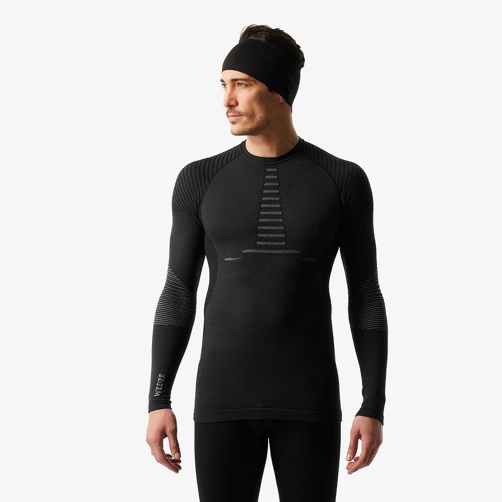 Men’s Breathable Wool Thermal Ski Base Layer Top – BL 900