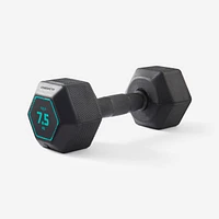 7.5 kg Weight Training Hexagonal Dumbbell - Black