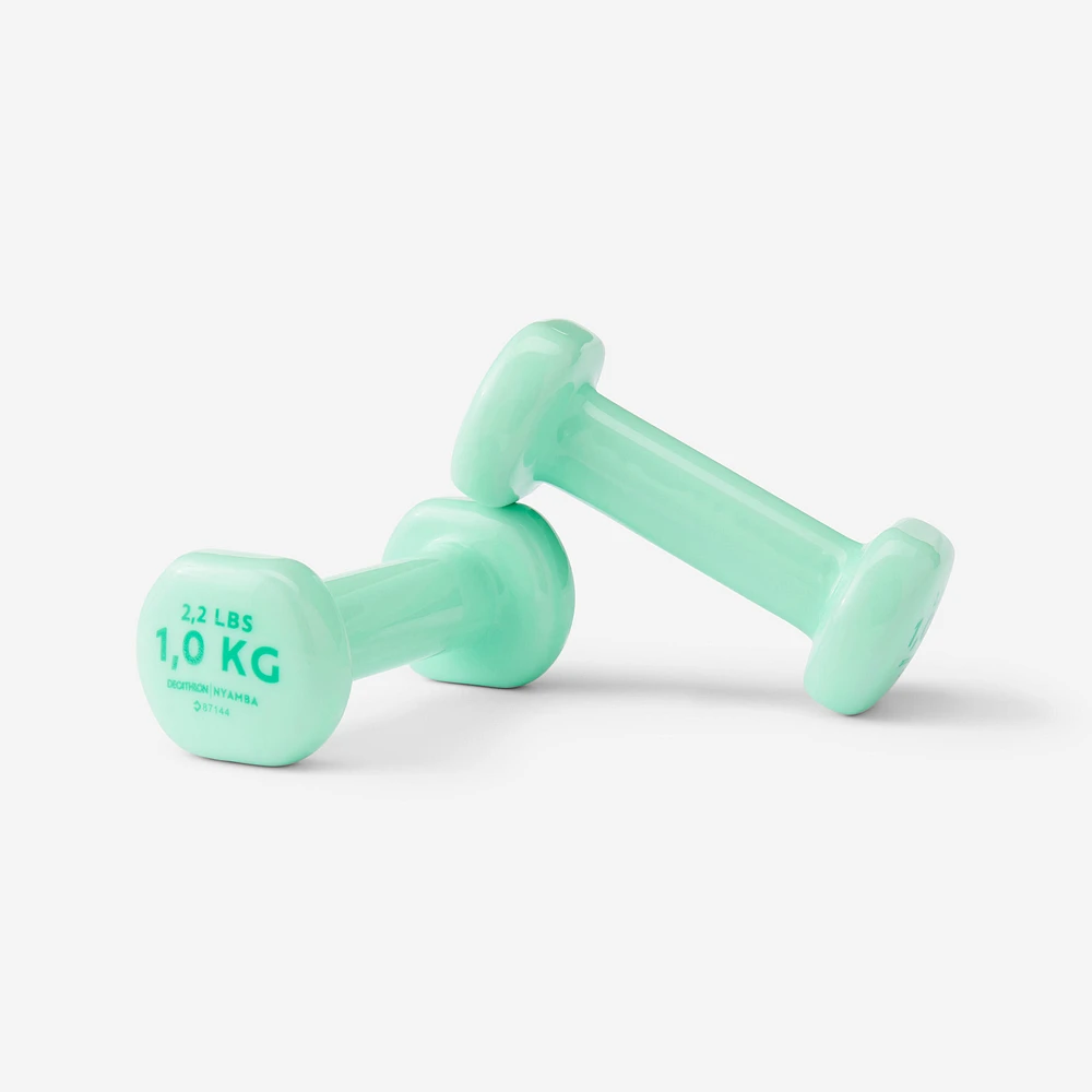 1 kg Fitness Dumbbells - Green