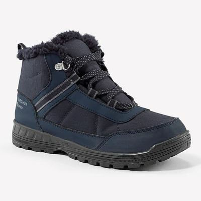 Kids’ Lace-Up Waterproof Winter Boots – SH 100 Sizes 3.5-6