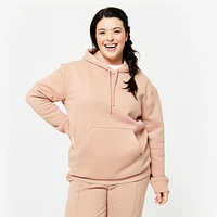 Women’s Brushed Fleece Hoodie – 500