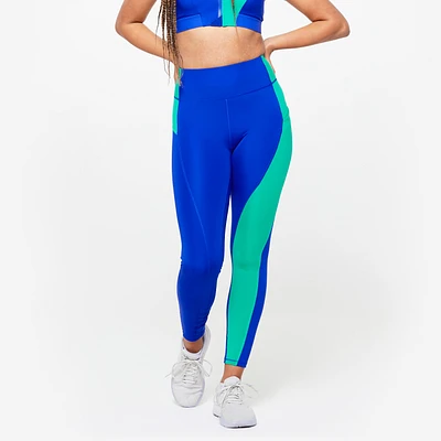 Women's High-Waisted Leggings - Colblock