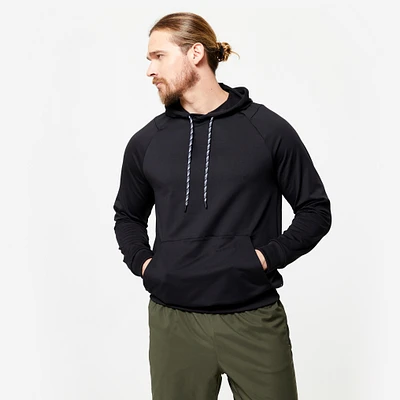 Men’s Fitness Hoodie - Essential 100 Black