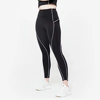 Women's High-Waisted Leggings with Piping