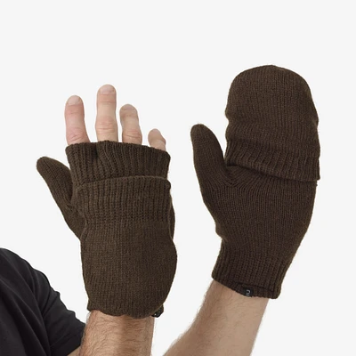 Knit Mittens - 500 Brown