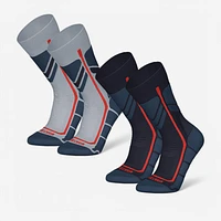 Kids’ Warm Hiking Socks x2 Pairs