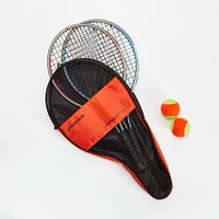 Kids' Tennis Set (2 Rackets + 2 Balls + 1 Bag)