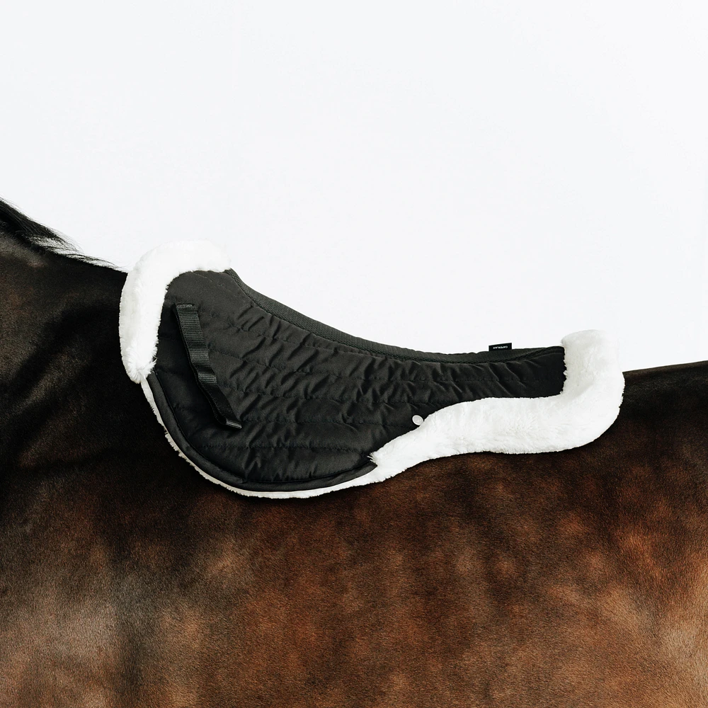 Synthetic Sheepskin Saddle Pad - 900 Black