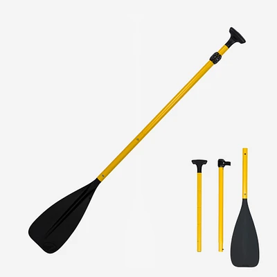 Adjustable Paddle 130-170 cm - 3-section Yellow