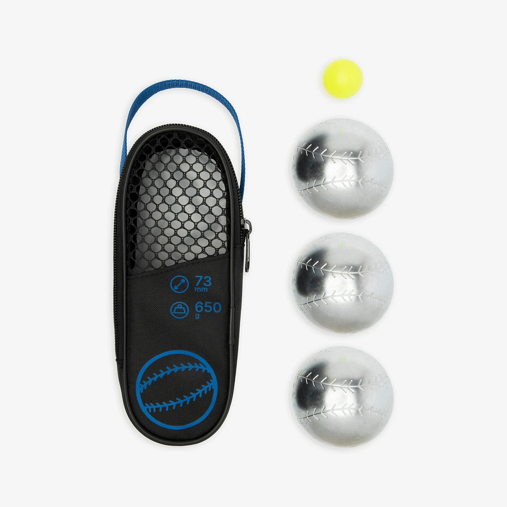 Set of 3 Recreational Petanque Boules - 500