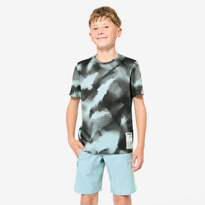 Kids' Breathable Sports T-Shirt with Print