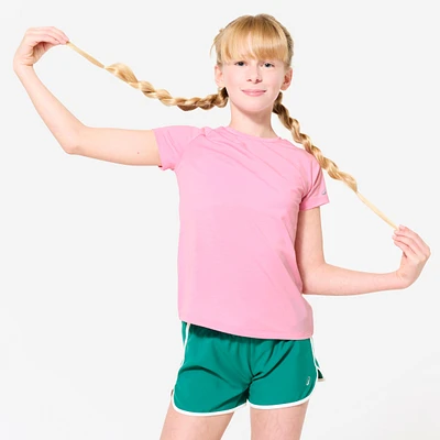 Girls' Breathable Sports T-Shirt – S 500