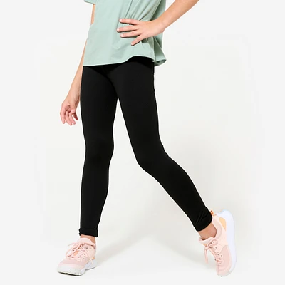 Girls' Warm Breathable Synthetic Gym Leggings