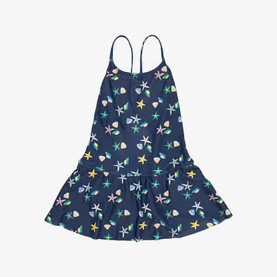 Girls’ 1-Piece Skirt Swimsuit