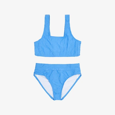 Girl’s 2-Piece Surf High-Waisted Swimsuit - Lao Miami