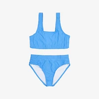 Girl’s 2-Piece Surf High-Waisted Swimsuit - Lao Miami