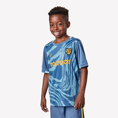 Kids' Short-Sleeved Soccer Jersey – Viralto Roarrr Cheetah