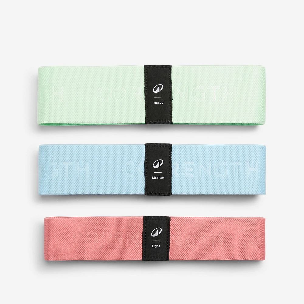 Fabric Glute Bands x3 – 10, 14, 22 kg