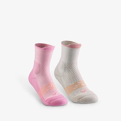 Kids' Mid-Height Hiking Socks - 500 Jr 2-Pack