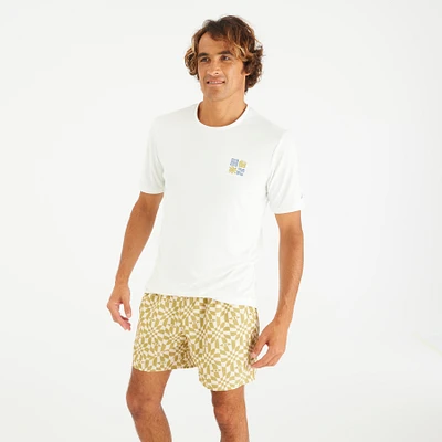Men's Short-Sleeved UPF50+ Surfing Rash Guard