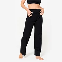 Women's High-Waisted Gentle Yoga Pants - Ultra Black