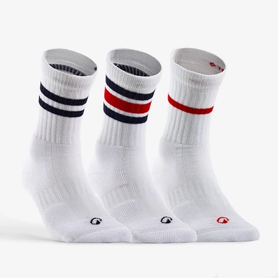 High Tennis Socks Tri-Pack