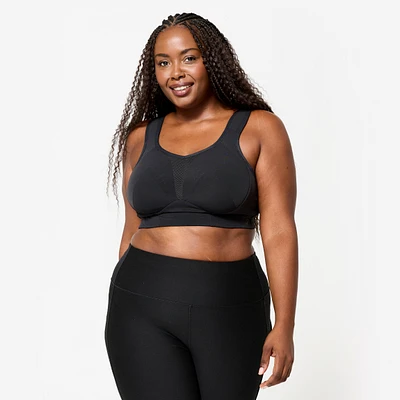 Plus Size Running BraSuperior Support - Cup Sizes E to H