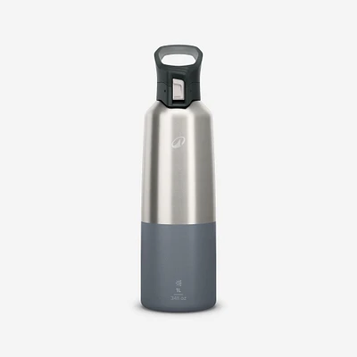 Insulated Stainless Steel Water Bottle with Quick-Release Cap 1 L