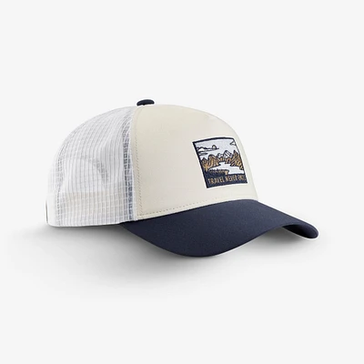 Trucker Cap Travel 500 Beige/Blue