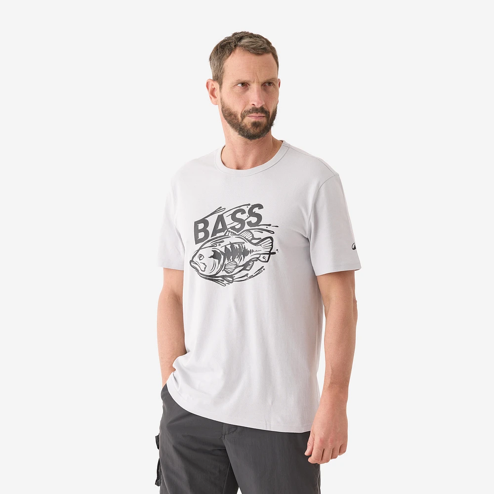 Short-Sleeved Cotton Fishing T-Shirt