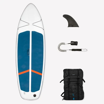 10' Inflatable Paddle Board - 100 White/Blue