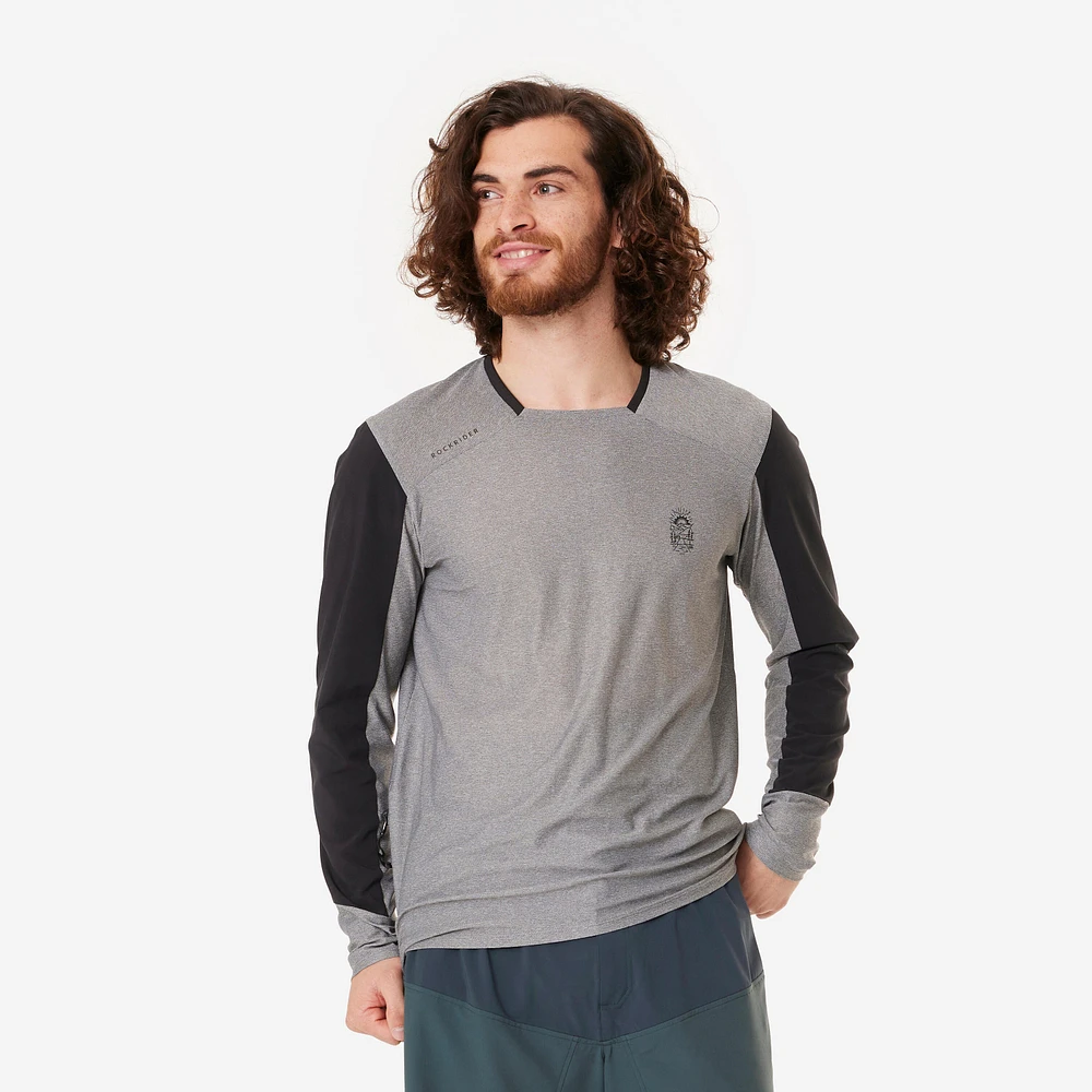 Men’s Long-Sleeved Mountain Bike Jersey – Expl 100
