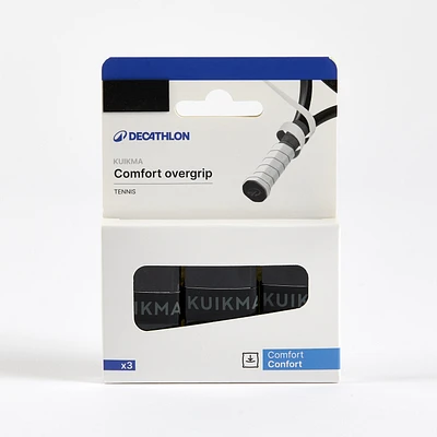 Comfort Tennis Overgrip Tri-Pack - Black