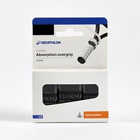 Absorbent Tennis Overgrip Tri-Pack - TA Black