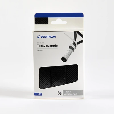 Tacky Tennis Overgrip x12 - Black