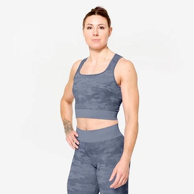 Women's Crop Top with Camo Print