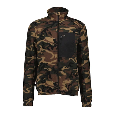 Men's Fleece Hunting Jacket – 500 Camouflage